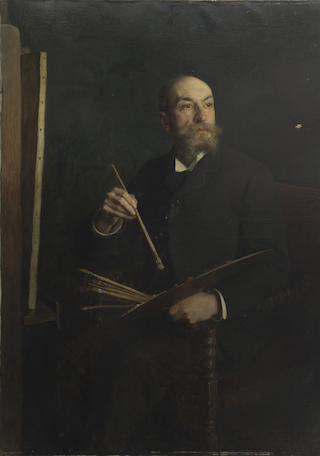 Retrato del pintor francs M. Le Poittevin