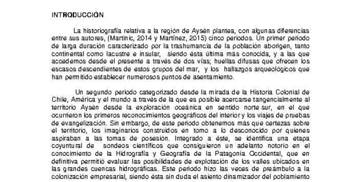 Informe Final Ser Aysenino (2016) Sociedad de Historia y Geografía de Aysén